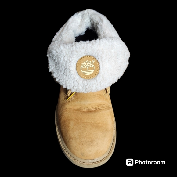 Timberland Lined Sherpa Roll Down Boots Waterproof - Picture 5 of 8